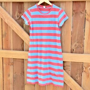 J. Crew Small Stripped Shirt Dress Two Toned